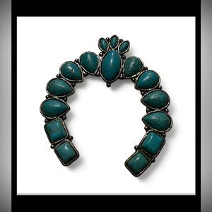 Costume Faux Turquoise Pendant #7693